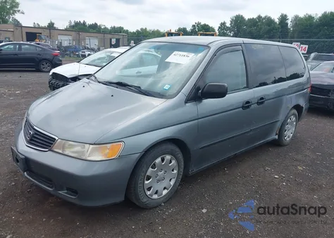 2000 Honda Odyssey Lx из США, поврежденный, VIN 2HKRL1851YH555428
